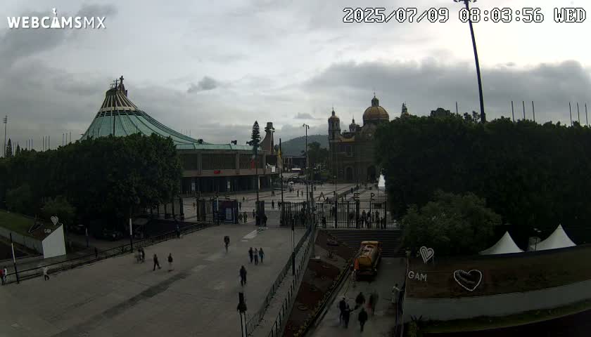 Basílica de Santa Maria de Guadalupe, Basilica of Guadalupe Live Cam - Ciudad de Mexico, CDMX, Mexico