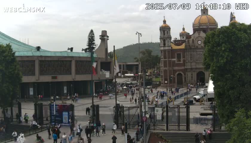 Basílica de Santa Maria de Guadalupe, Basilica of Guadalupe Live Cam - Ciudad de Mexico, CDMX, Mexico