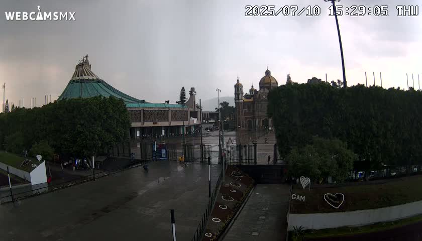 Basílica de Santa Maria de Guadalupe, Basilica of Guadalupe Live Cam - Ciudad de Mexico, CDMX, Mexico