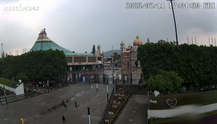 Basílica de Santa Maria de Guadalupe, Basilica of Guadalupe Live Cam - Ciudad de Mexico, CDMX, Mexico