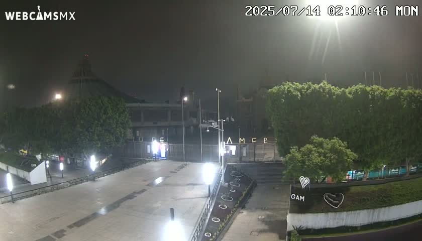 Basílica de Santa Maria de Guadalupe, Basilica of Guadalupe Live Cam - Ciudad de Mexico, CDMX, Mexico
