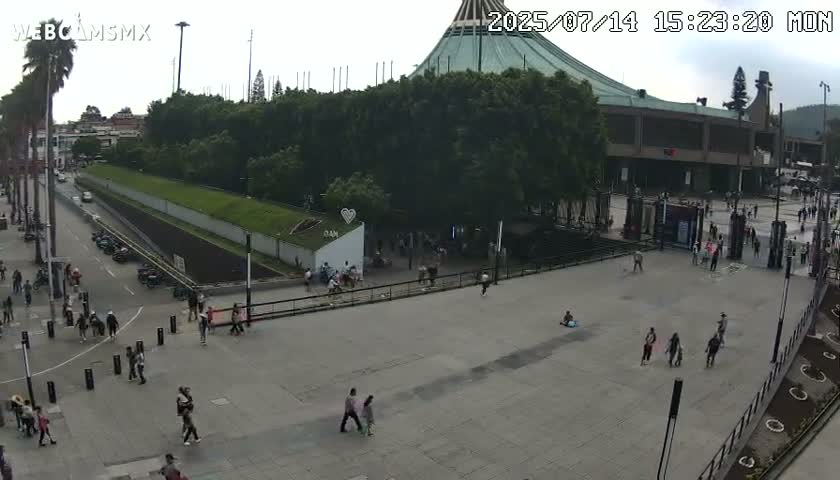 Basílica de Santa Maria de Guadalupe, Basilica of Guadalupe Live Cam - Ciudad de Mexico, CDMX, Mexico