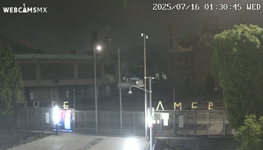 Basílica de Santa Maria de Guadalupe, Basilica of Guadalupe Live Cam - Ciudad de Mexico, CDMX, Mexico