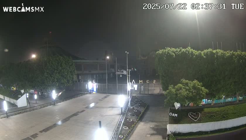Basílica de Santa Maria de Guadalupe, Basilica of Guadalupe Live Cam - Ciudad de Mexico, CDMX, Mexico