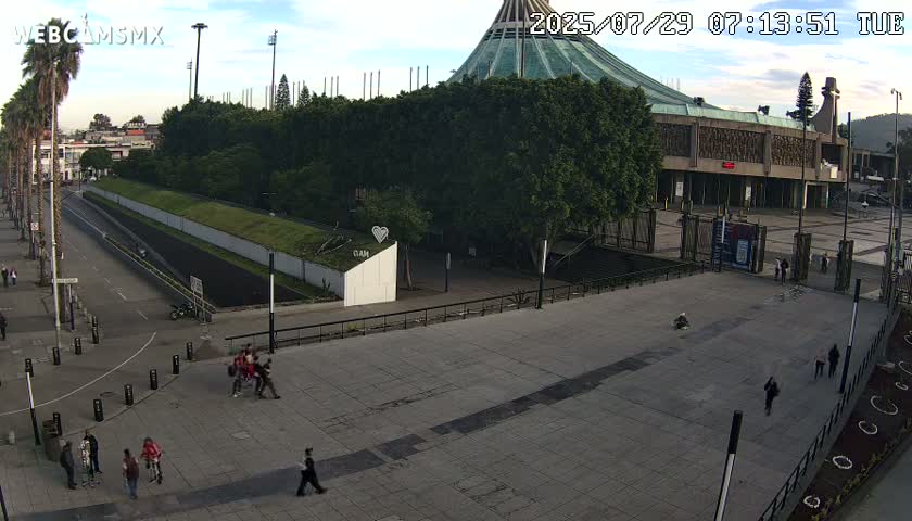 Basílica de Santa Maria de Guadalupe, Basilica of Guadalupe Live Cam - Ciudad de Mexico, CDMX, Mexico