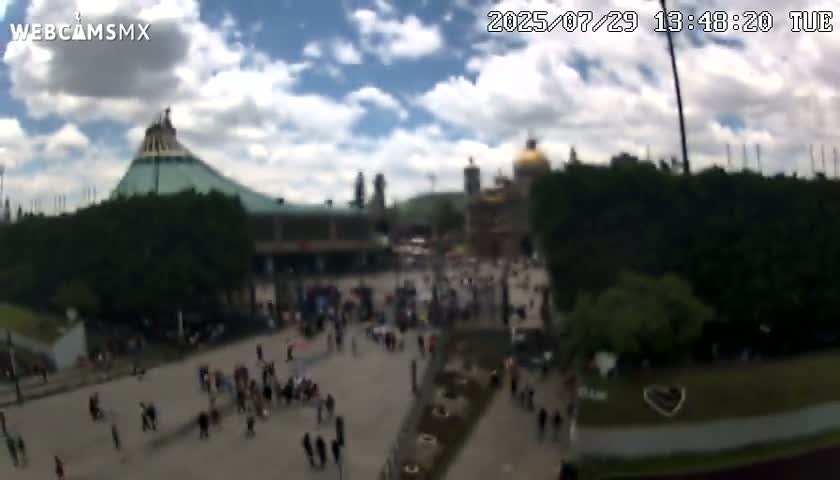 Basílica de Santa Maria de Guadalupe, Basilica of Guadalupe Live Cam - Ciudad de Mexico, CDMX, Mexico
