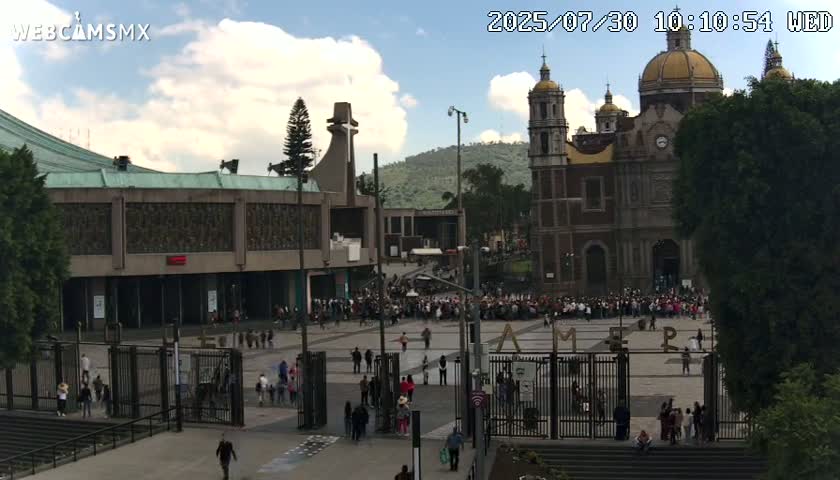 Basílica de Santa Maria de Guadalupe, Basilica of Guadalupe Live Cam - Ciudad de Mexico, CDMX, Mexico