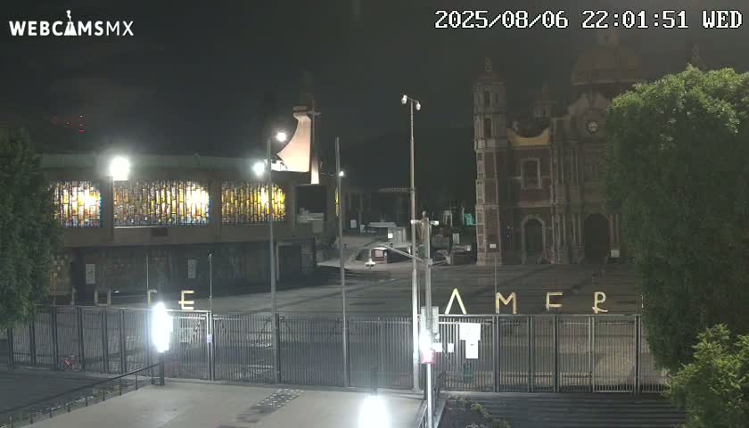 Basílica de Santa Maria de Guadalupe, Basilica of Guadalupe Live Cam - Ciudad de Mexico, CDMX, Mexico
