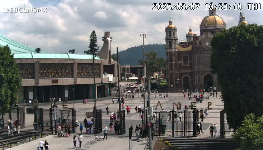 Basílica de Santa Maria de Guadalupe, Basilica of Guadalupe Live Cam - Ciudad de Mexico, CDMX, Mexico
