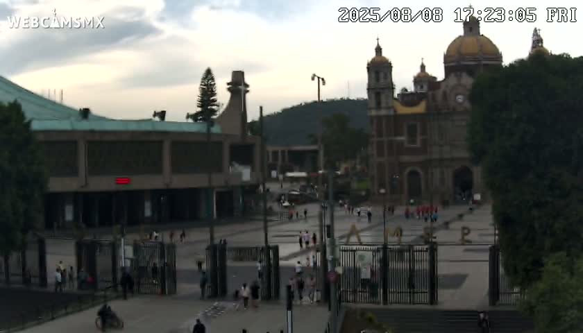 Basílica de Santa Maria de Guadalupe, Basilica of Guadalupe Live Cam - Ciudad de Mexico, CDMX, Mexico