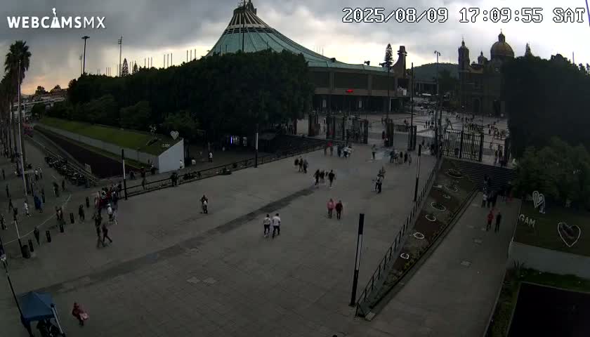 Basílica de Santa Maria de Guadalupe, Basilica of Guadalupe Live Cam - Ciudad de Mexico, CDMX, Mexico