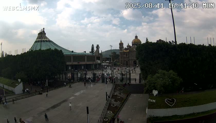 Basílica de Santa Maria de Guadalupe, Basilica of Guadalupe Live Cam - Ciudad de Mexico, CDMX, Mexico