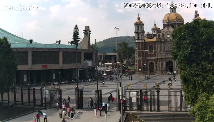 Basílica de Santa Maria de Guadalupe, Basilica of Guadalupe Live Cam - Ciudad de Mexico, CDMX, Mexico