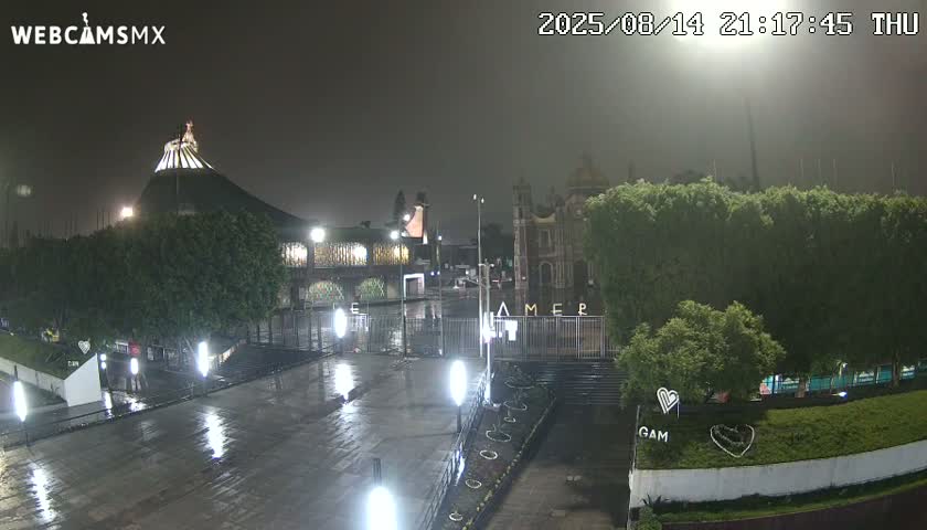 Basílica de Santa Maria de Guadalupe, Basilica of Guadalupe Live Cam - Ciudad de Mexico, CDMX, Mexico