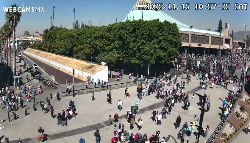 Basílica de Santa Maria de Guadalupe, Basilica of Guadalupe Live Cam - Ciudad de Mexico, CDMX, Mexico
