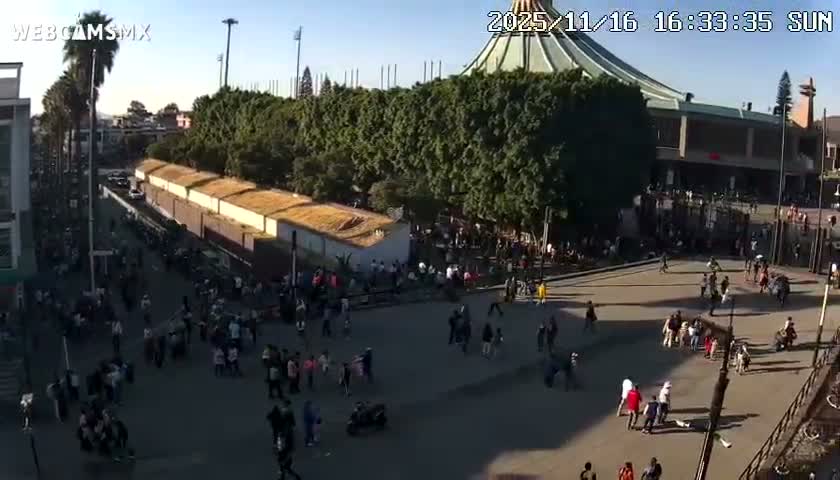 Basílica de Santa Maria de Guadalupe, Basilica of Guadalupe Live Cam - Ciudad de Mexico, CDMX, Mexico