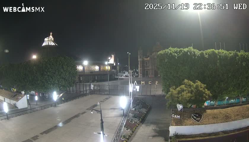 Basílica de Santa Maria de Guadalupe, Basilica of Guadalupe Live Cam - Ciudad de Mexico, CDMX, Mexico