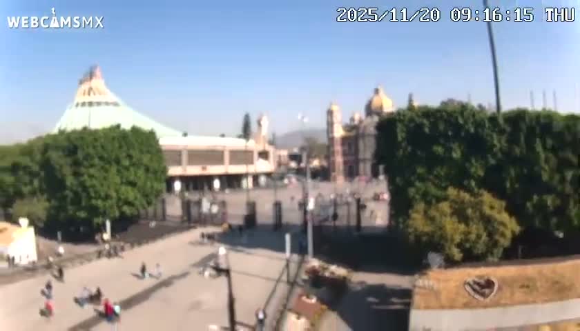 Basílica de Santa Maria de Guadalupe, Basilica of Guadalupe Live Cam - Ciudad de Mexico, CDMX, Mexico