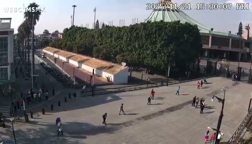 Basílica de Santa Maria de Guadalupe, Basilica of Guadalupe Live Cam - Ciudad de Mexico, CDMX, Mexico