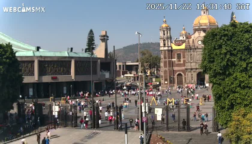 Basílica de Santa Maria de Guadalupe, Basilica of Guadalupe Live Cam - Ciudad de Mexico, CDMX, Mexico