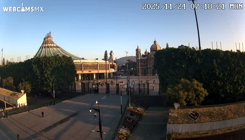 Basílica de Santa Maria de Guadalupe, Basilica of Guadalupe Live Cam - Ciudad de Mexico, CDMX, Mexico
