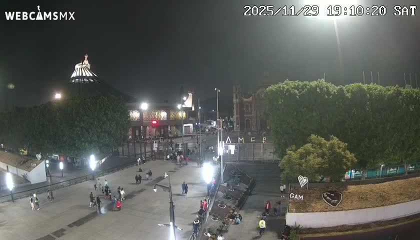Basílica de Santa Maria de Guadalupe, Basilica of Guadalupe Live Cam - Ciudad de Mexico, CDMX, Mexico