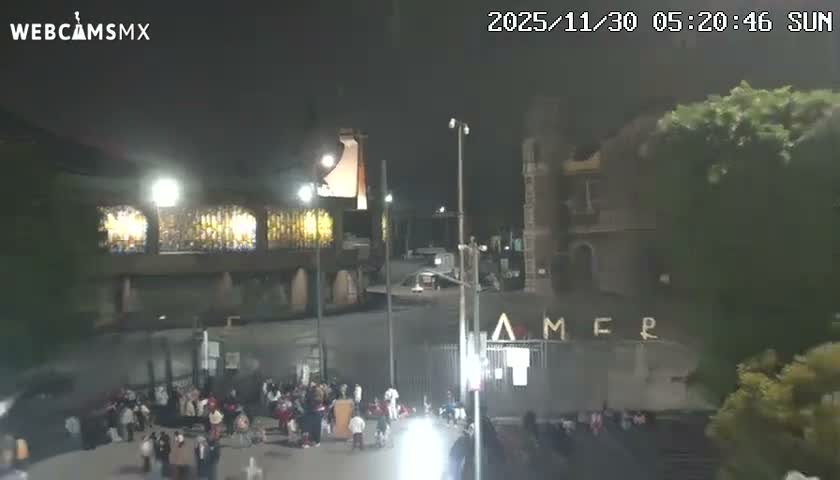 Basílica de Santa Maria de Guadalupe, Basilica of Guadalupe Live Cam - Ciudad de Mexico, CDMX, Mexico