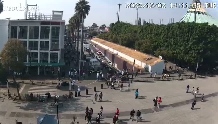 Basílica de Santa Maria de Guadalupe, Basilica of Guadalupe Live Cam - Ciudad de Mexico, CDMX, Mexico