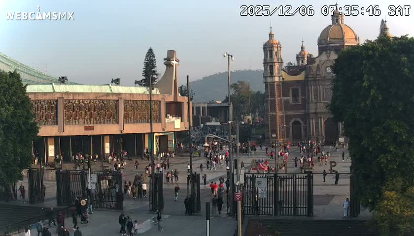 Basílica de Santa Maria de Guadalupe, Basilica of Guadalupe Live Cam - Ciudad de Mexico, CDMX, Mexico