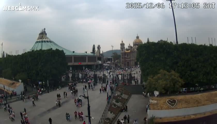 Basílica de Santa Maria de Guadalupe, Basilica of Guadalupe Live Cam - Ciudad de Mexico, CDMX, Mexico