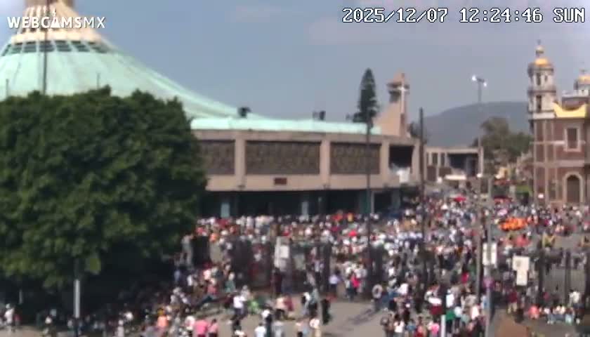 Basílica de Santa Maria de Guadalupe, Basilica of Guadalupe Live Cam - Ciudad de Mexico, CDMX, Mexico