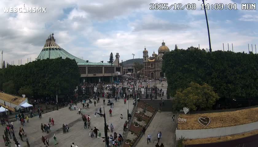 Basílica de Santa Maria de Guadalupe, Basilica of Guadalupe Live Cam - Ciudad de Mexico, CDMX, Mexico