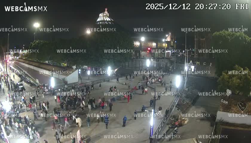 Basílica de Santa Maria de Guadalupe, Basilica of Guadalupe Live Cam - Ciudad de Mexico, CDMX, Mexico