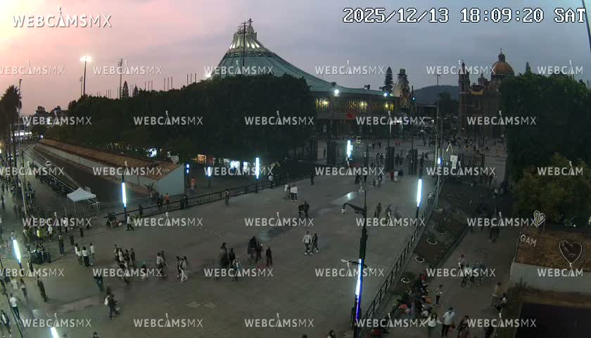 Basílica de Santa Maria de Guadalupe, Basilica of Guadalupe Live Cam - Ciudad de Mexico, CDMX, Mexico