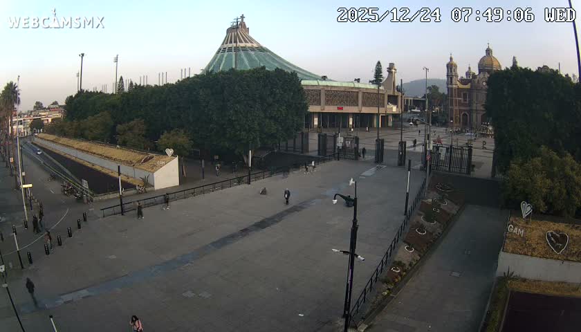 Basílica de Santa Maria de Guadalupe, Basilica of Guadalupe Live Cam - Ciudad de Mexico, CDMX, Mexico