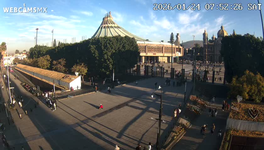 Basílica de Santa Maria de Guadalupe, Basilica of Guadalupe Live Cam - Ciudad de Mexico, CDMX, Mexico