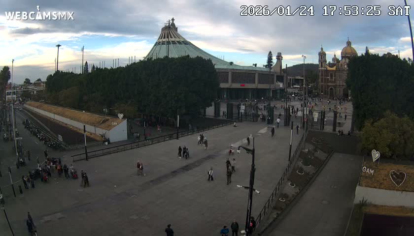 Basílica de Santa Maria de Guadalupe, Basilica of Guadalupe Live Cam - Ciudad de Mexico, CDMX, Mexico