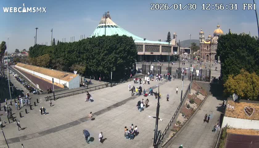 Basílica de Santa Maria de Guadalupe, Basilica of Guadalupe Live Cam - Ciudad de Mexico, CDMX, Mexico