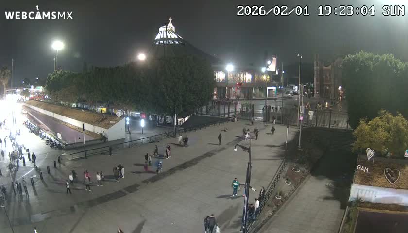 Basílica de Santa Maria de Guadalupe, Basilica of Guadalupe Live Cam - Ciudad de Mexico, CDMX, Mexico