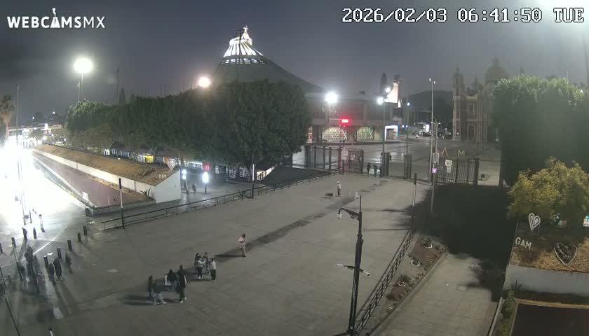 Basílica de Santa Maria de Guadalupe, Basilica of Guadalupe Live Cam - Ciudad de Mexico, CDMX, Mexico