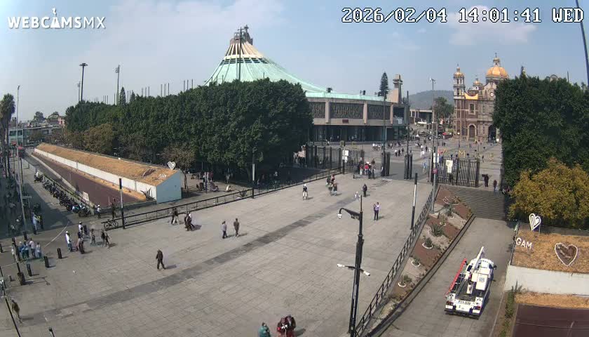 Basílica de Santa Maria de Guadalupe, Basilica of Guadalupe Live Cam - Ciudad de Mexico, CDMX, Mexico