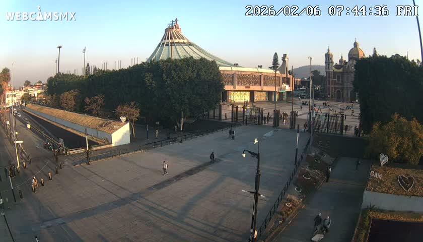 Basílica de Santa Maria de Guadalupe, Basilica of Guadalupe Live Cam - Ciudad de Mexico, CDMX, Mexico