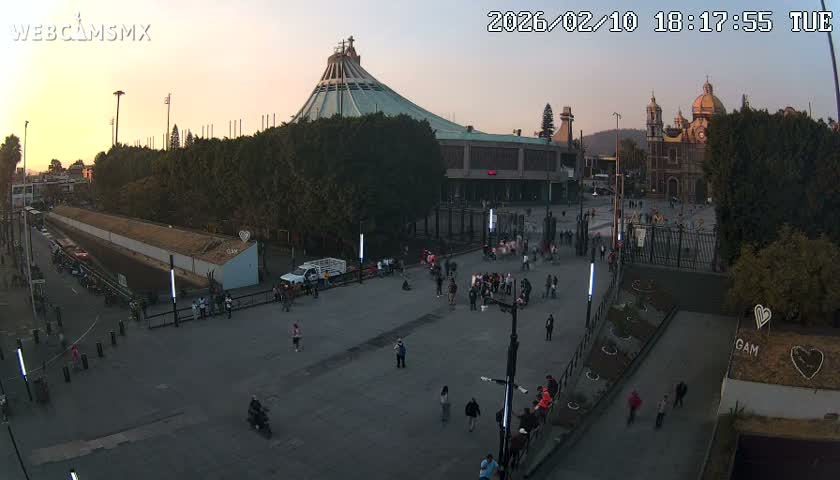 Basílica de Santa Maria de Guadalupe, Basilica of Guadalupe Live Cam - Ciudad de Mexico, CDMX, Mexico