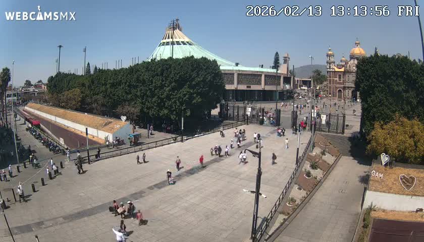 Basílica de Santa Maria de Guadalupe, Basilica of Guadalupe Live Cam - Ciudad de Mexico, CDMX, Mexico