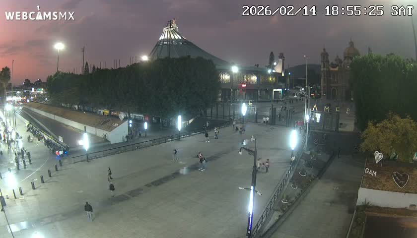 Basílica de Santa Maria de Guadalupe, Basilica of Guadalupe Live Cam - Ciudad de Mexico, CDMX, Mexico
