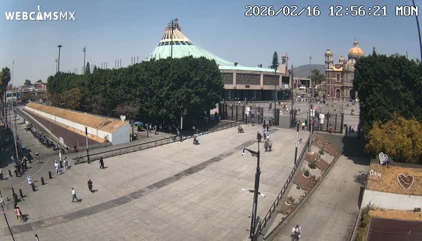 Basílica de Santa Maria de Guadalupe, Basilica of Guadalupe Live Cam - Ciudad de Mexico, CDMX, Mexico