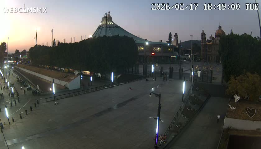 Basílica de Santa Maria de Guadalupe, Basilica of Guadalupe Live Cam - Ciudad de Mexico, CDMX, Mexico