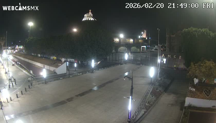 Basílica de Santa Maria de Guadalupe, Basilica of Guadalupe Live Cam - Ciudad de Mexico, CDMX, Mexico