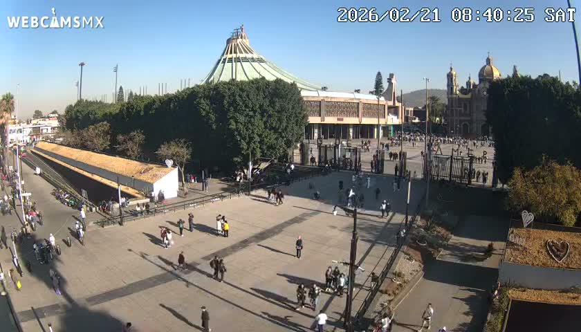 Basílica de Santa Maria de Guadalupe, Basilica of Guadalupe Live Cam - Ciudad de Mexico, CDMX, Mexico