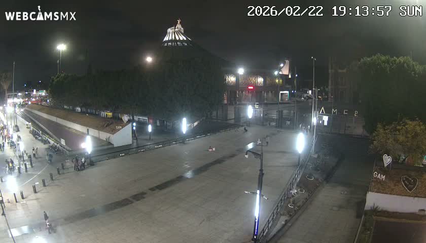 Basílica de Santa Maria de Guadalupe, Basilica of Guadalupe Live Cam - Ciudad de Mexico, CDMX, Mexico